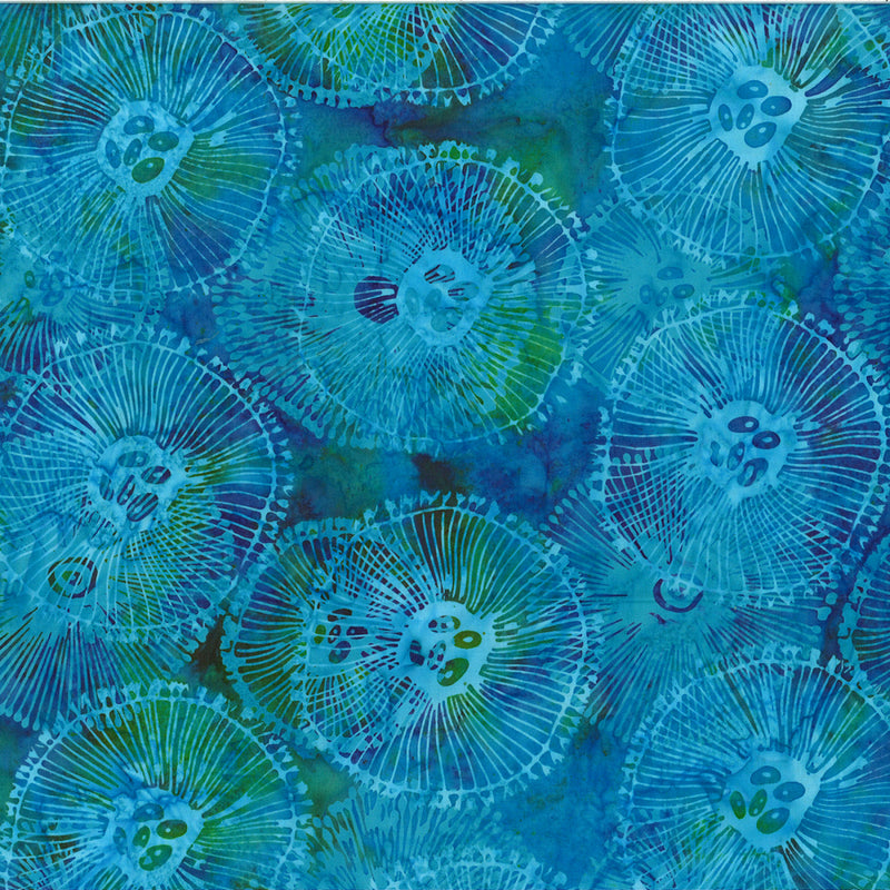 Jellyfish Batiks MR53-507 Reef by McKenna Ryan for Hoffman Fabrics