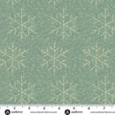 Jingle Bell A-10346-B Snowfall Vintage Blue by Edyta Sitar for Andover Fabrics