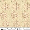Jingle Bell A-10346-L Snowfall Latte by Edyta Sitar for Andover Fabrics