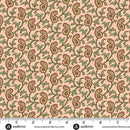 Jingle Bell A-10348-E Paisley Vine Pink by Edyta Sitar for Andover Fabrics