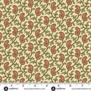 Jingle Bell A-10348-L Paisley Vine Buttercream by Edyta Sitar for Andover Fabrics