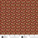 Jingle Bell A-10350-R From the Heart Mulled Wine by Edyta Sitar for Andover Fabrics