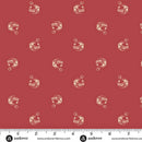 Jingle Bell A-10352-R Jingle Bell Cranberry by Edyta Sitar for Andover Fabrics