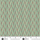 Jingle Bell A-10361-B Ribbon Candy Vintage Blue by Edyta Sitar for Andover Fabrics