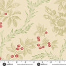 Jingle Bell A-10362-N Embroidery Holly by Edyta Sitar for Andover Fabrics
