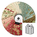 Jingle Bell Fat Eighth Bundle F8-JING-36 by Edyta Sitar for Andover Fabrics