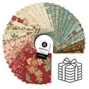 Jingle Bell Fat Quarter Bundle FQ-JING-36 by Edyta Sitar for Andover Fabrics
