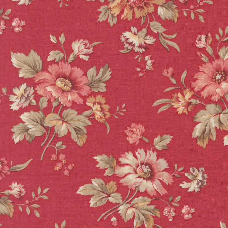 Joie De Vivre 13981-13 Rouge by French General for Moda.
