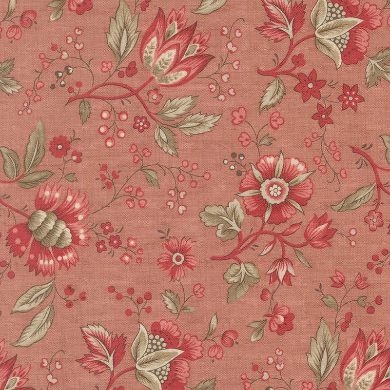 Joie De Vivre 13982-16 Clay by French General for Moda.