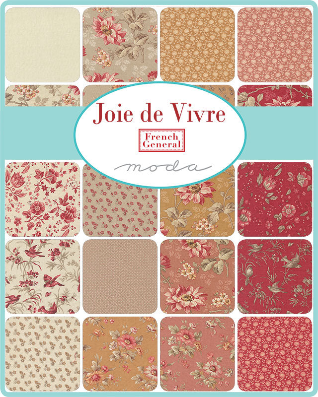 Joie De Vivre Fat Eighth Bundle 13980F8 by French General for Moda.