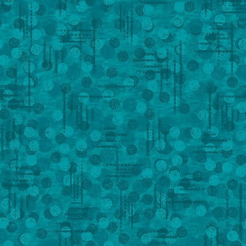 Jot Dot II 9570-76 Teal Tonal Texture by Blank Quilting