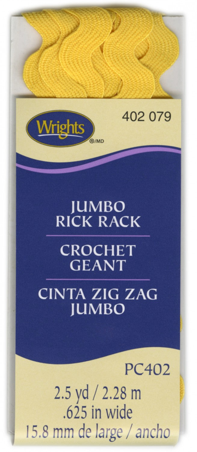 Jumbo Rick Rack - Canary Wrights 117402079