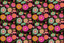 Jumpstart AMT131-99L Berry Zinnia Show by Anna Maria Parry for Anna Maria Textiles