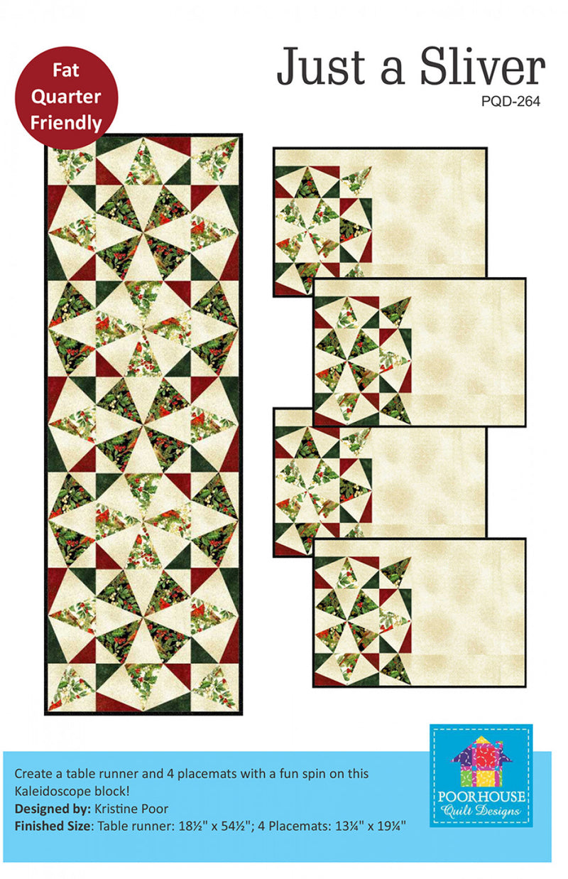 Just A Sliver Pattern Kristine Poor Poorhouse Designs PQD-264