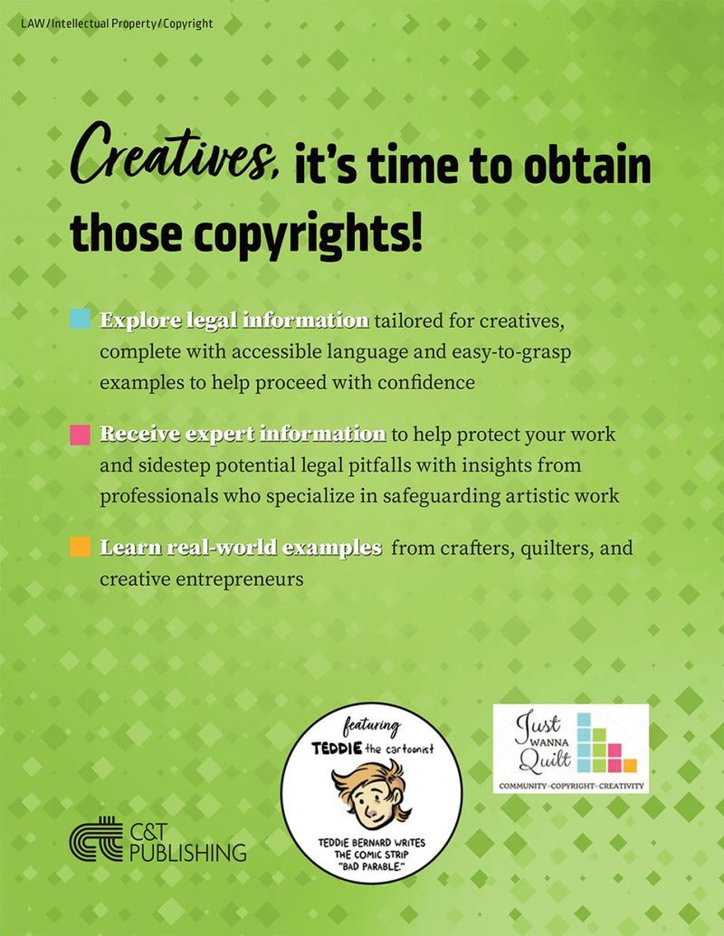 Just Wanna Copyright for Makers back cover