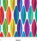Kaleidoscope 108" 16833W-09 Metamorphosis White/Multi by Colourwerx for Benartex