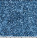 Kasuri Batik AMD-20833-67 Denim 
by Lunn Studios for Artisan Batiks. Robert Kaufman Fabrics.