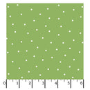 Kimberbell Basics Flannel MASF8210-GW Small Dot Green/White by Kimberbell for Maywood Studio