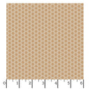 Kimberbell Basics Flannel MASF8256-A Honeycomb Tan by Kimberbell for Maywood Studio