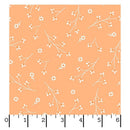Kimberbell Basics Flannel MASF8260-O2 Pretty Petals Soft Orange by Kimberbell for Maywood Studio