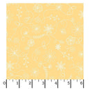 Kimberbell Basics Flannel MASF8261-S2 Swirl Floral Yellow by Kimberbell for Maywood Studio
