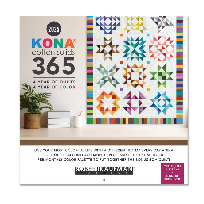 kona wall calendar 2025 front of calendar