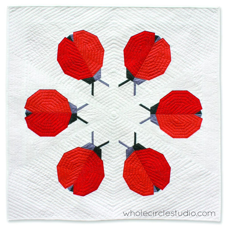 Ladybug Loop Mini Quilt