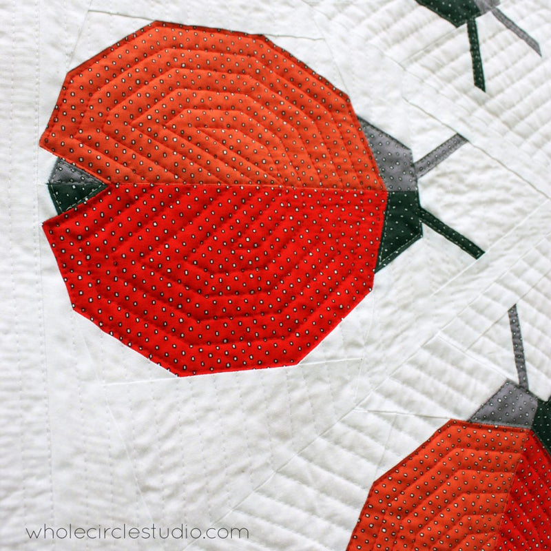 Ladybug Loop Mini Quilt