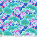 Lake Blossoms PWGP093.TURQUOISE by Kaffe Fassett for FreeSpirit