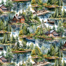 Lakeside Retreat DP28482-36 by Deborah Edwards Northcott Studio for Northcott