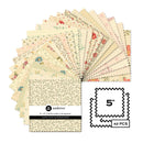 Laundry Line 5 Inch Square 5-LAU-42 by Edyta Sitar for Andover Fabrics