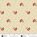 Laundry Line A-10099-R Buttercup Cream Red by Edyta Sitar for Andover Fabrics