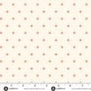 Laundry Line A-10102-R Starshine Cream Red by Edyta Sitar for Andover Fabrics