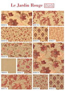 Le Jardin Rouge Fat Eighth Bundle 36150F8 by French General for Moda