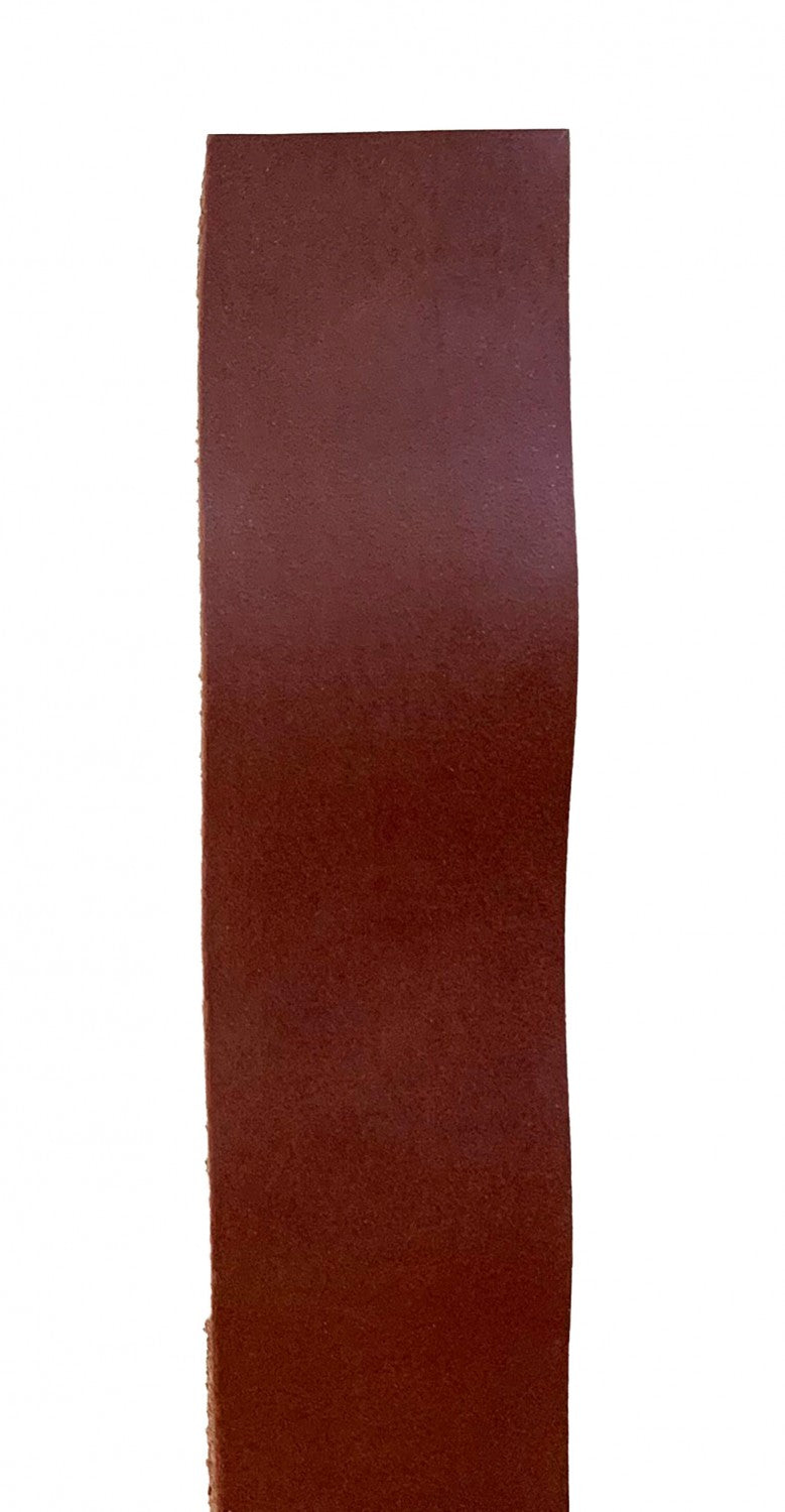 Sew Hungry Hippie - Leather Strap - Brown - 3/4 Inch - Smooth Side