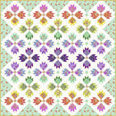 Lend a Paw Free PDF Quilt Pattern with geometric pattern on a white background.