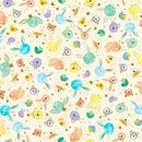 Lil' Buddies 28636-E Animal Head Toss by Turnowsky for QT Fabrics