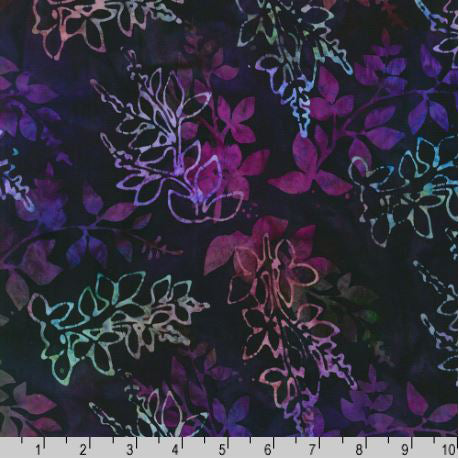 Lily Bella Batik AMD-22341-460 Midnight Purple by Lunn Studios for Robert Kaufman