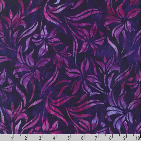 Lily Bella Batik AMD-22342-25 Eggplant by Lunn Studios for Robert Kaufman