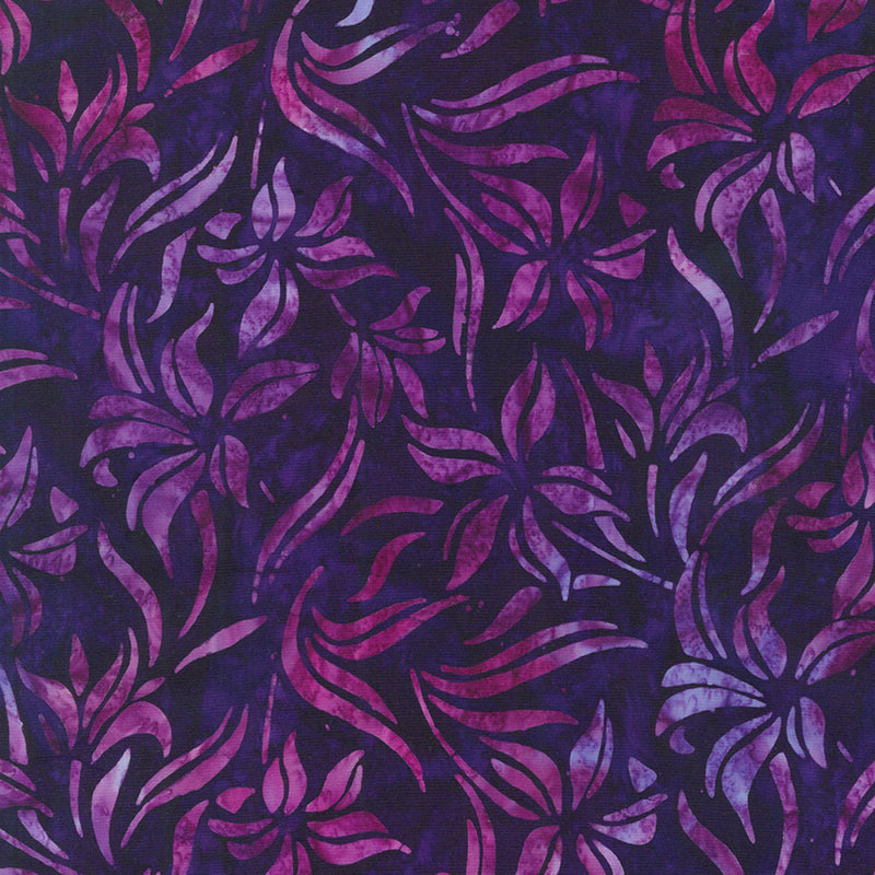 Lily Bella Batik AMD-22342-25 Eggplant by Lunn Studios for Robert Kaufman