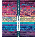 Lily Pad Lane Batik Fat Quarter Bundle LILYPADLANE-FQ by Jerry Khiev for Jennifer Fulton of The Inquiring for Island Batik