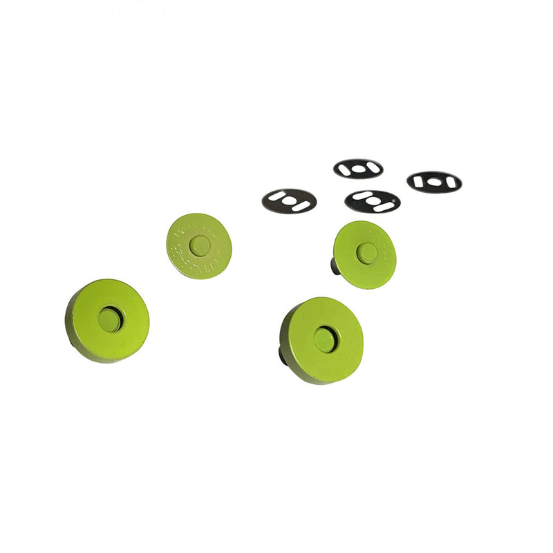 Sassafras Lane Magnetic Snaps 3/4" - Sets of Two Lime SASSKIT011I