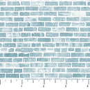 Little Builders 91358-40 Bricks Blue by FIGO Studio for FIGO Fabrics