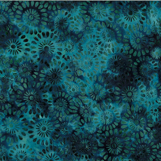 Little Miss Sunshine Batik V2538-577 Bayou by Hoffman Fabrics