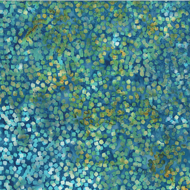 Little Miss Sunshine Batik V2541-F7 French Blue by Hoffman Fabrics