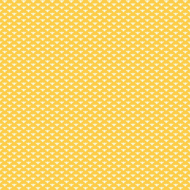 Local Honey 90663-50 Sunshine Bee Dots by Heather Bailey for FIGO Fabrics