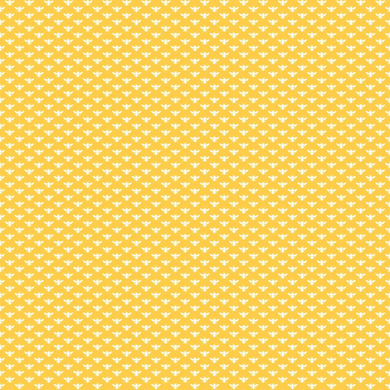 Local Honey 90663-50 Sunshine Bee Dots by Heather Bailey for FIGO Fabrics