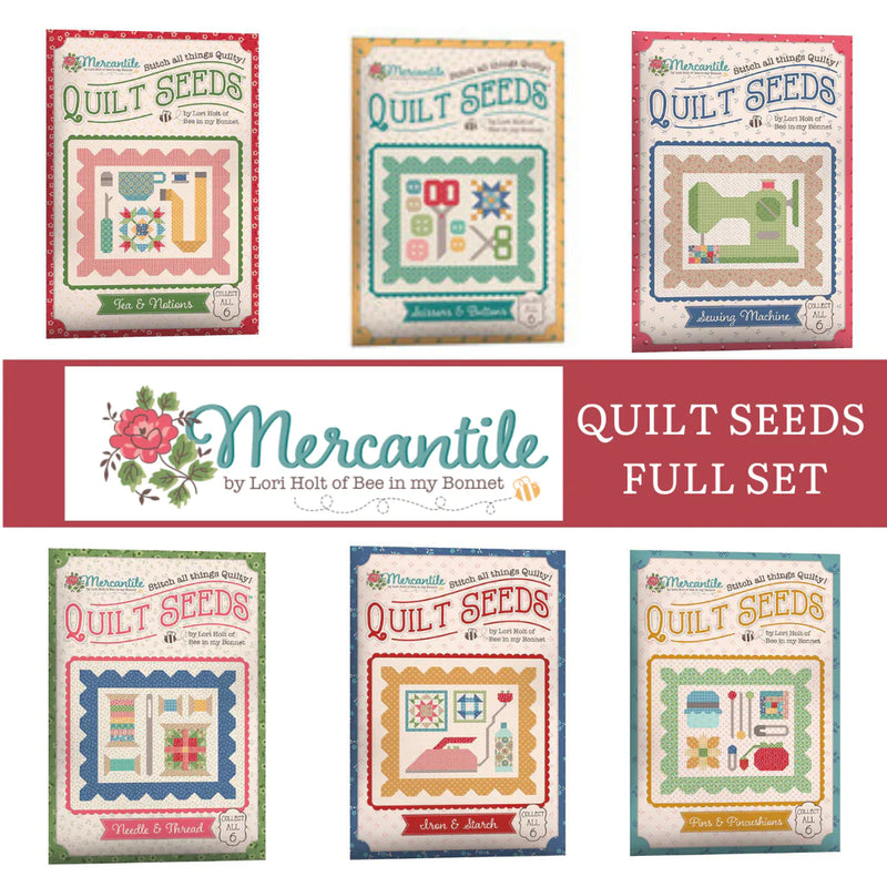 Lori Holt Mercantile Quilt Seeds Patterns Full Set Picture