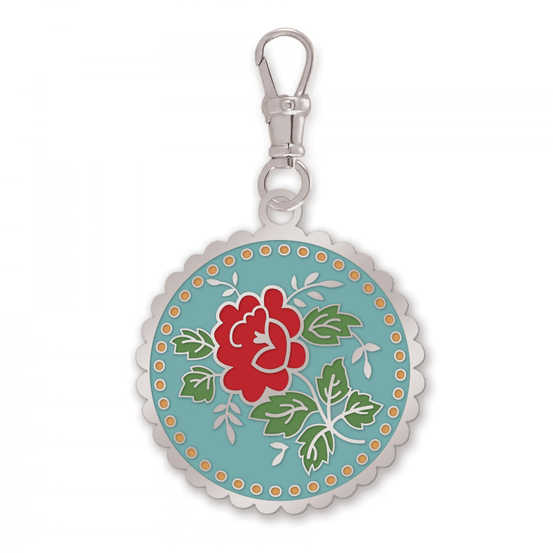 lori holt mercantile rose enamel happy charms