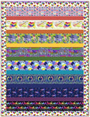 Love for All Free PDF Quilt Pattern showing animals and hearts.